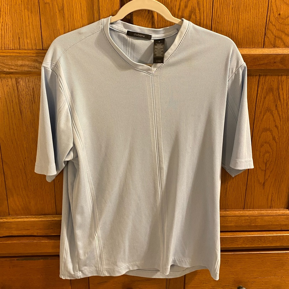 baby blue claiborne shirt